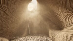 Li-Wu Building a Walk-In Landscape with Large-Scale Cement 3D Printing